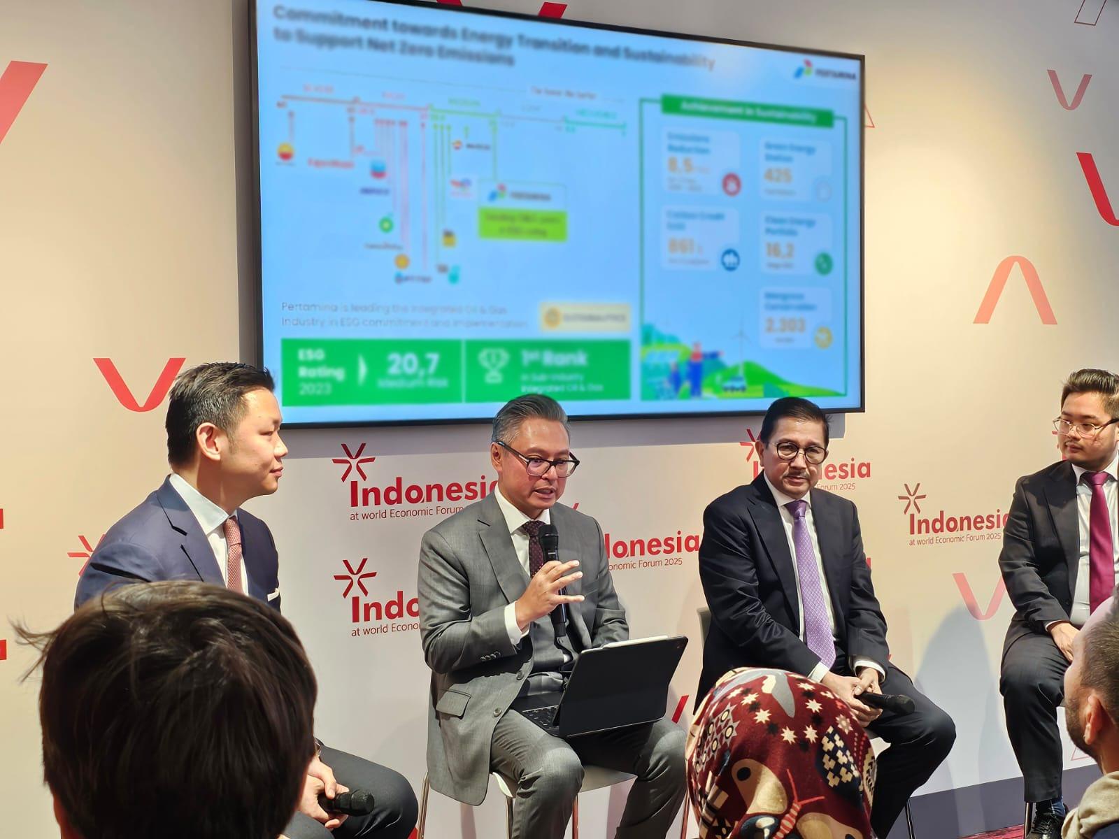 Pertamina Tegaskan Komitmen Keberlanjutan di Forum Ekonomi Dunia 2025
