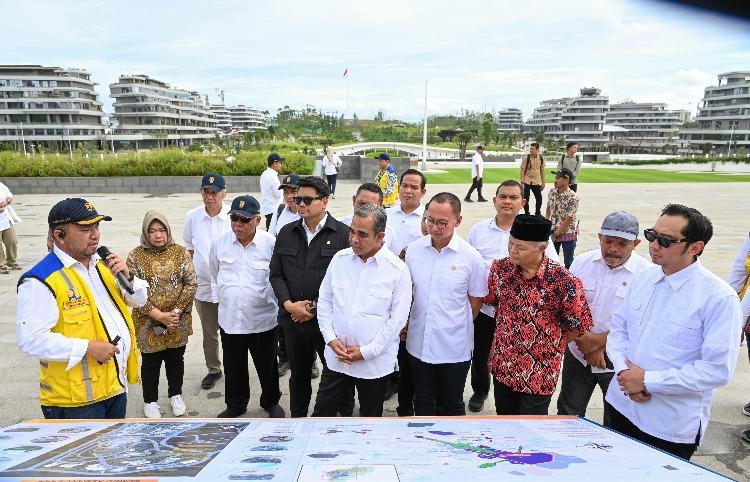 Pimpinan MPR Tinjau Pembangunan Gedung Parlemen di IKN Hari Ini