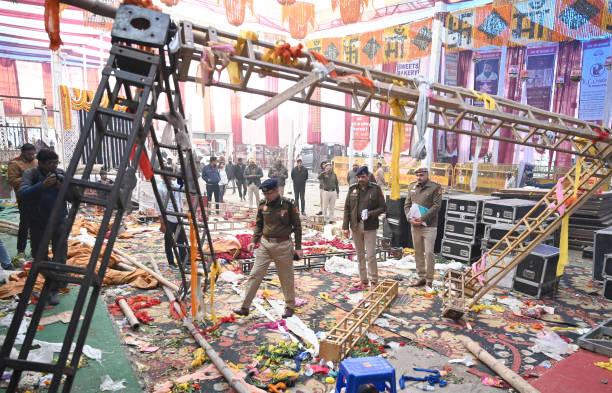 Waduh! Insiden Panggung Keagamaan Ambruk di India, 5 Korban Tewas