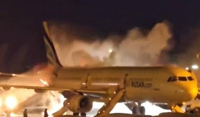 7 Korban Luka usai Kebakaran Pesawat di Bandara Busan