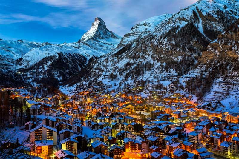 Zermatt, Destinasi Ski Mewah dengan Pemandangan Matterhorn yang Ikonik
