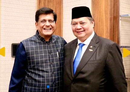 Menko Airlangga Sepakati Penyelesaian Isu Teknis untuk Mendorong Perdagangan Indonesia – India