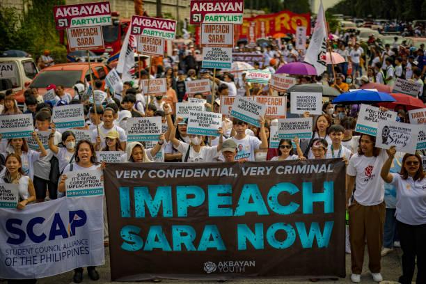 Ribuan Demonstran Desak DPR Filipina Segera Makzulkan Sara Duterte