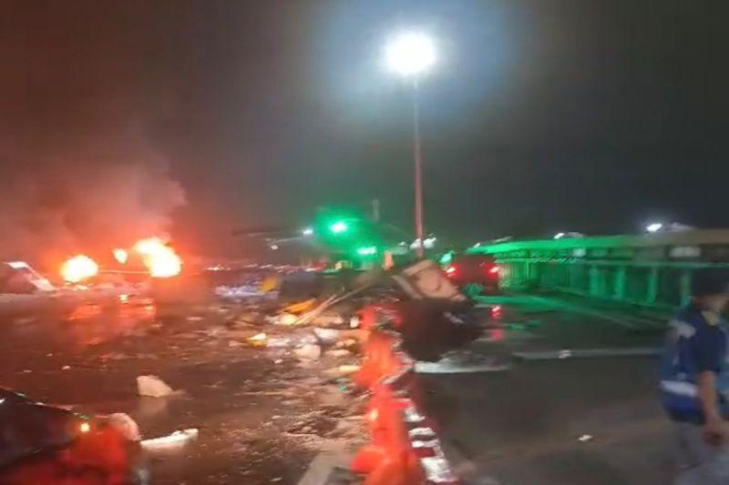 6 Orang Meninggal Dunia di Kecelakaan Beruntun di Gerbang Tol Ciawi, Lalu Lintas Dialihkan