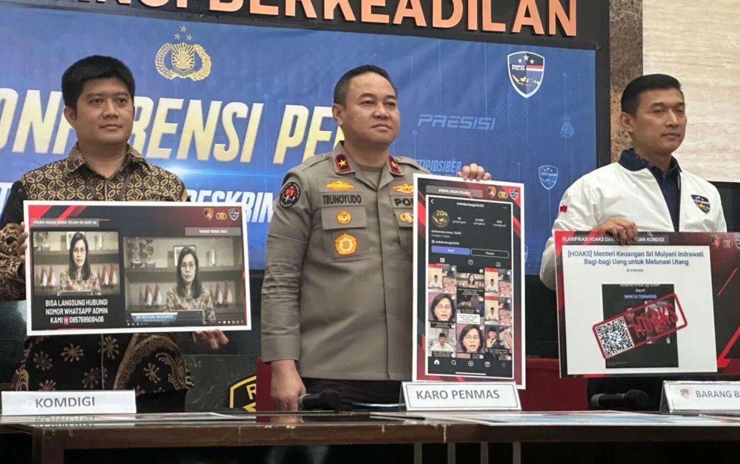 Bareskrim Polri Kembali Tangkap Penyebar Video Palsu Terkait Presiden Prabowo