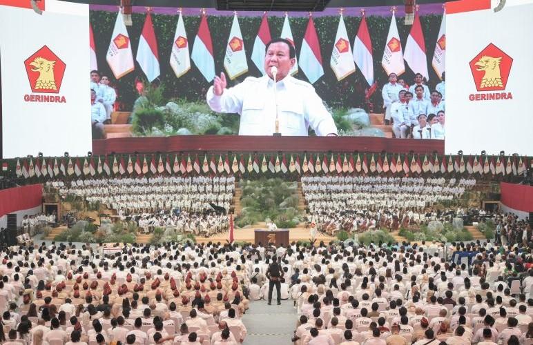 Gerindra Rayakan HUT Ke-17, Prabowo Tekankan Kebersamaan dan Loyalitas Kader