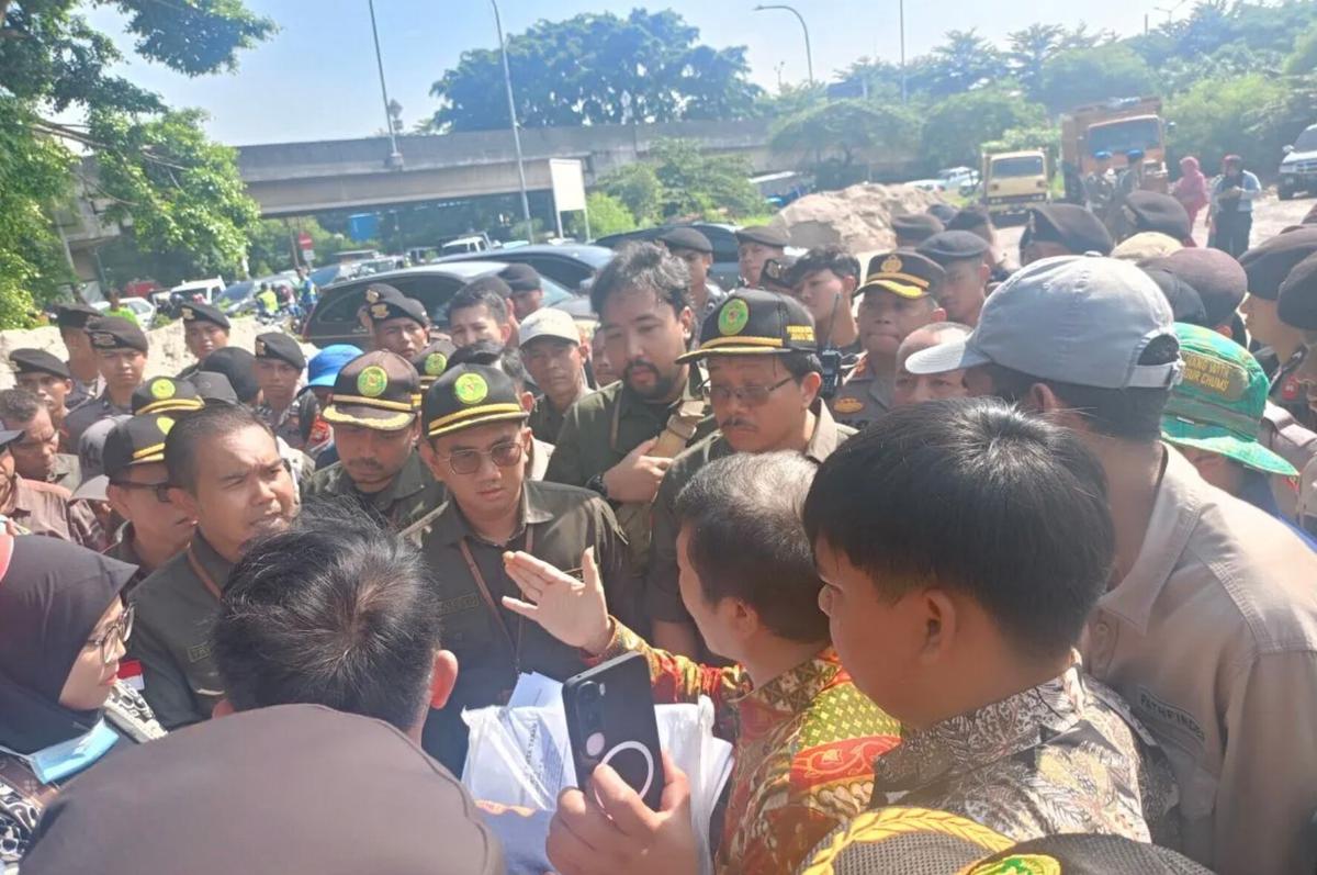 PN Jaktim Gusur Puluhan Bangunan Warga di Pulogebang