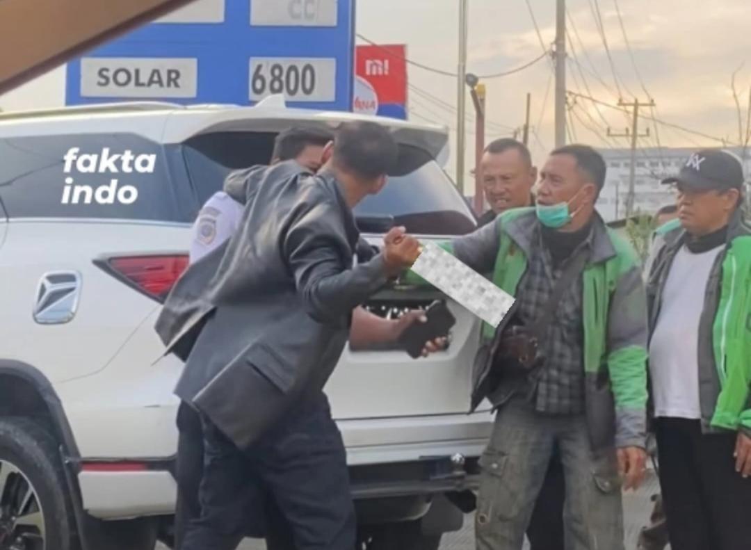 Pengendara Fortuner yang Tusuk Sopir Damri di SPBU Bandar Lampung Berhasil Ditangkap