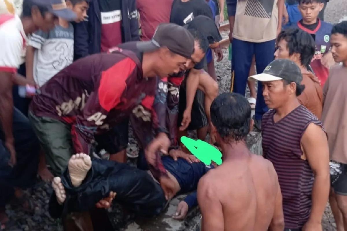 ABG Lagi Mancing Tewas Terseret Arus Sungai Pamengkak Serang