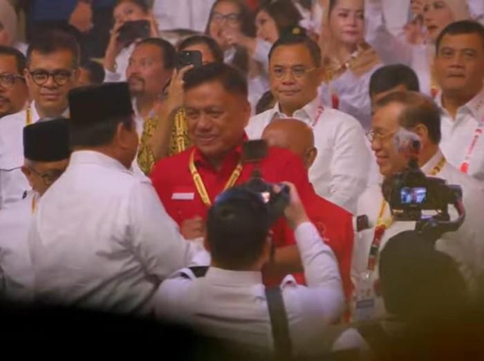Colek Olly-Said PDIP di HUT Gerindra, Prabowo Tegaskan Pentingnya Persaudaraan