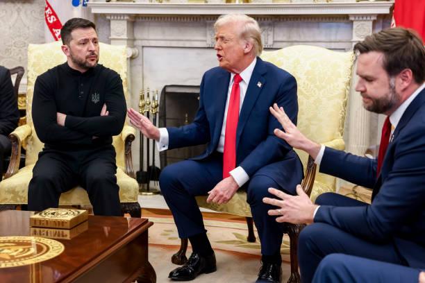 Momen Pahit Zelenskyy Ditekan Trump-Vance di Depan Media AS