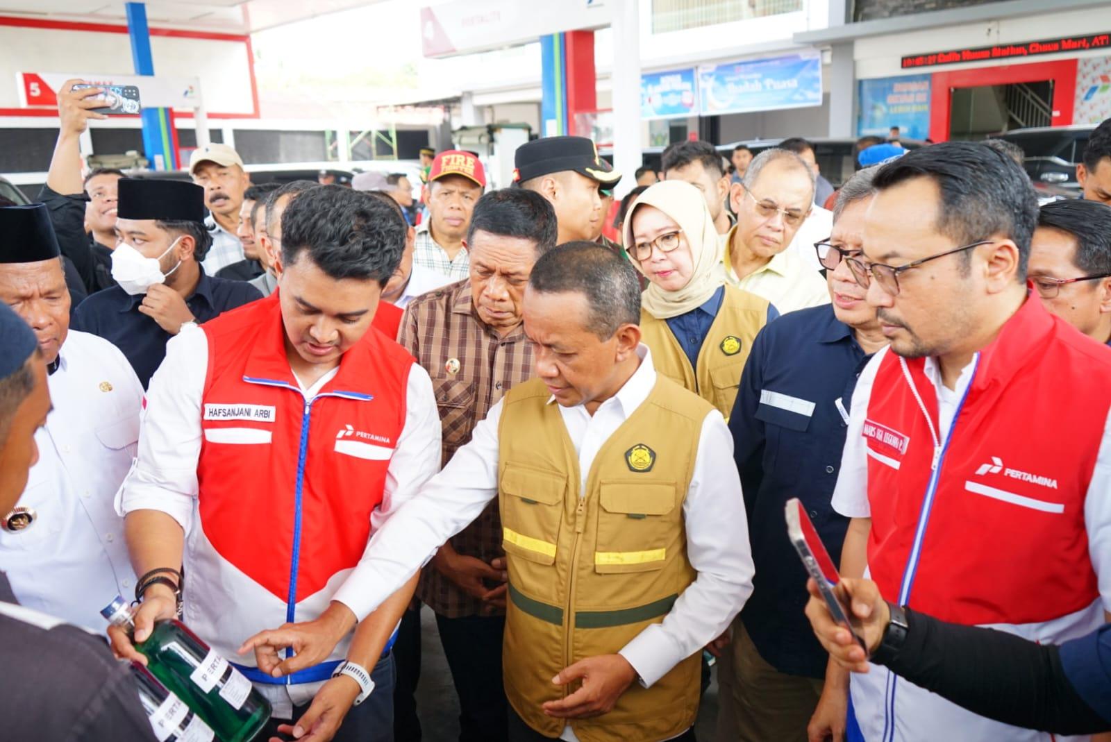 Menteri ESDM Cek Langsung Stok dan Kualitas BBM di Baubau
