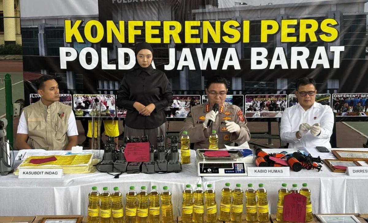 Polda Jabar Ungkap Peredaran Minyakita Tidak Sesuai Takaran
