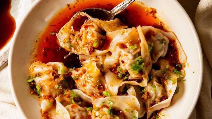 Resep Wonton Chili Oil Pedas dan Menggugah Selera