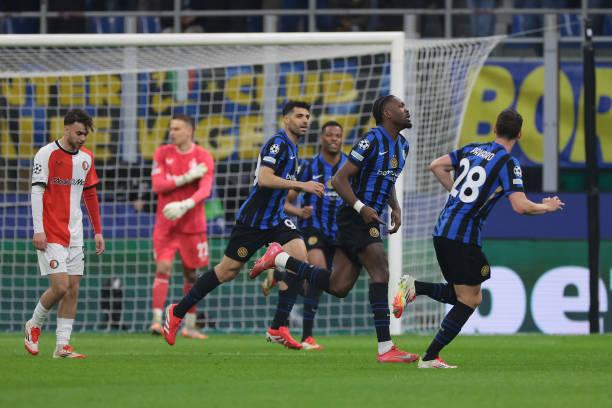 Inter Milan Lolos ke Perempatfinal Liga Champions Usai Kalahkan Feyenoord 2-1