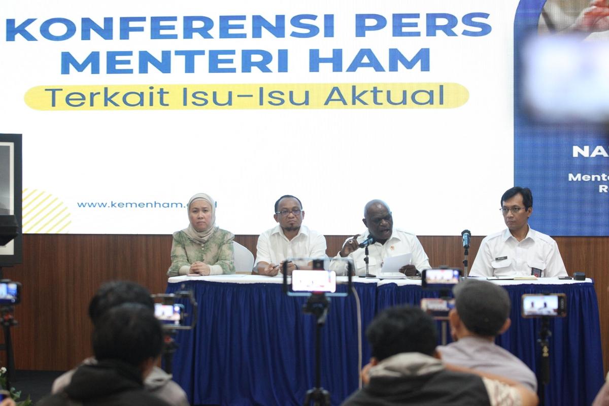 Potret Konpres KemenHAM, Pigai Jawab Isu-isu Aktual HAM