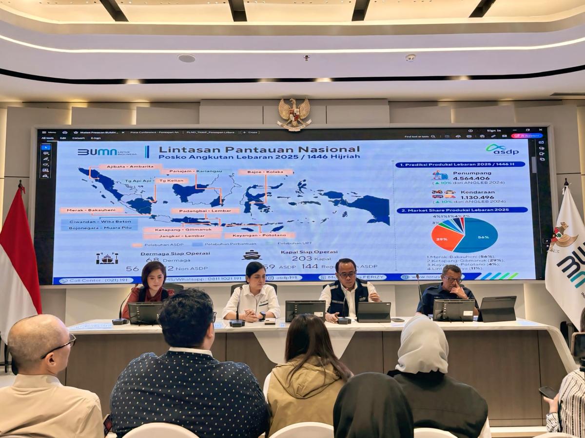 ASDP Beri Diskon Tarif Kendaraan Penumpang hingga 36 Persen saat Mudik Lebaran