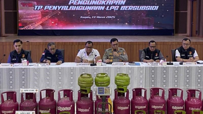 Polisi Tangkap 5 Pelaku Pengoplosan Gas LPG di Bekasi-Tegal, Raup Keuntungan Capai Ro10 M