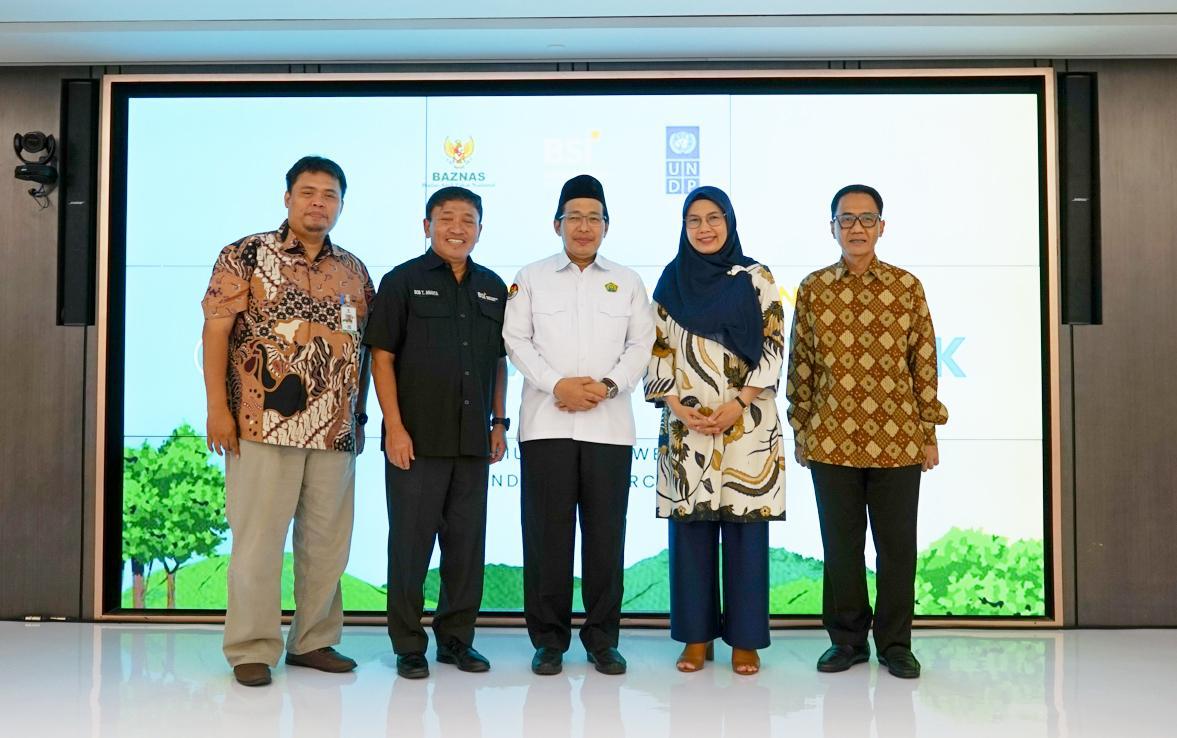 BSI Bersama UNDP dan BAZNAS Siap Kembangkan Zakat Hijau