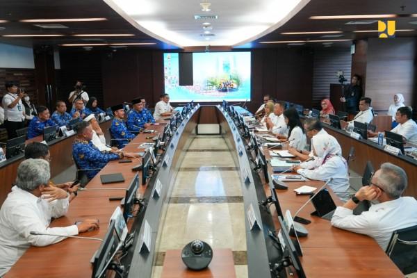 Kementerian PU Rakor Pengadaan Tanah untuk Pengendalian Banjir di Bekasi & Bogor
