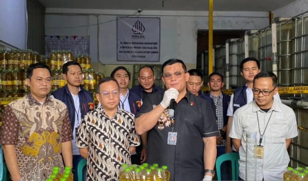 Polisi Bongkar Modus Pengubahan Kemasan Minyak Goreng Menjadi Minyakita di Tangerang