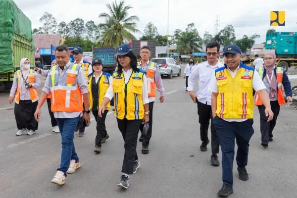 Wamen Diana Tinjau Infrastruktur Jalan ke Pelabuhan Banten Jelang Mudik 2025