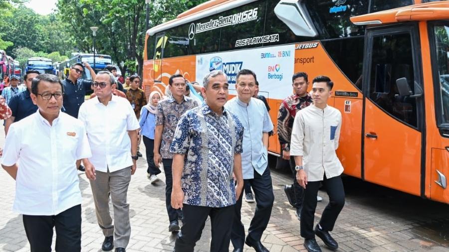 Ketua MPR Lepas Mudik Gratis ke Lampung, Cek Rutenya