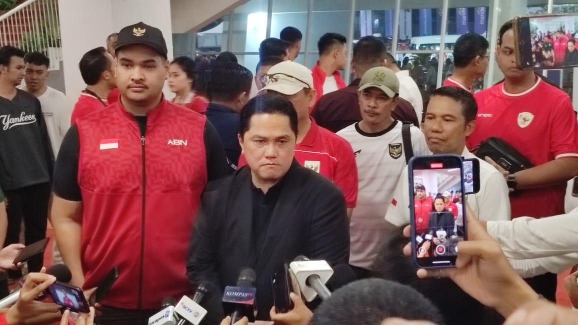 Erick Thohir: Kemenangan atas Bahrain Bukti Kerja Keras Timnas Indonesia