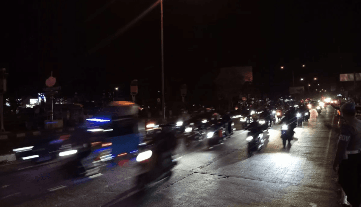 Arus Mudik di Jalur Pantura Cirebon Ramai Lancar