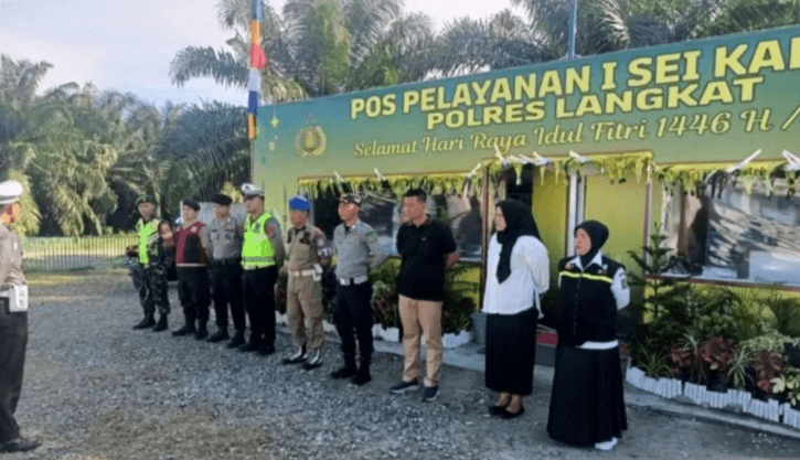 Arus Balik di Jalinsum Langkat Ramai Lancar, Polres Siapkan Pos Istirahat Nyaman bagi Pemudik