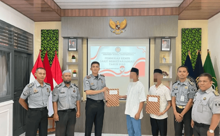 Dua WBP Lapas Tanjungpandan Dapat Remisi Sakit Pertama Kalinya, Ini Penjelasan Lengkapnya