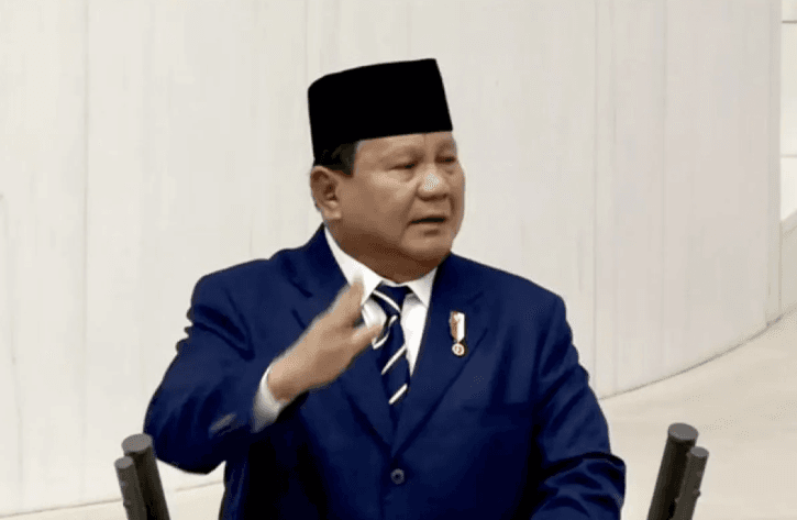 Prabowo Tegaskan Dukungan Indonesia dan Turki terhadap Palestina dalam Pidato di Parlemen Turki