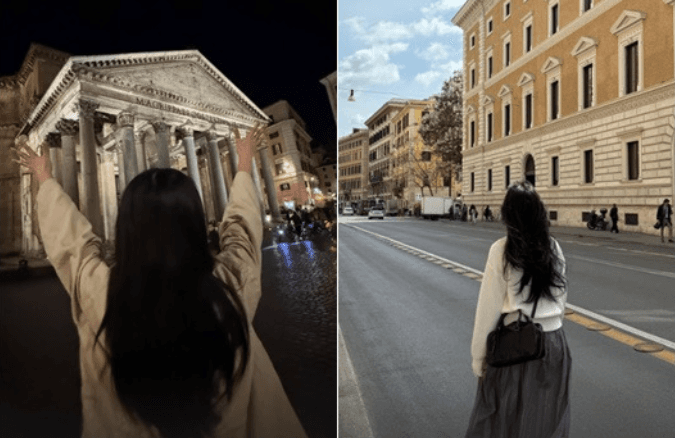 Minji dan Hanni NewJeans Terlihat Nikmati Liburan Bebas di Roma Tanpa Pengawalan