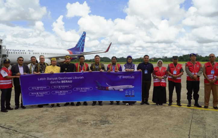 Rute Baru Sriwijaya Air Diyakini Dapat Pacu Ekonomi dan Pariwisata Berau