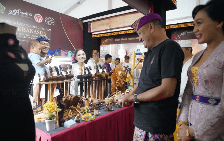 Pemerintah Gianyar Dorong Produk Lokal Lewat Pameran Dagang dalam Rangka HUT ke-254 Kota Gianyar