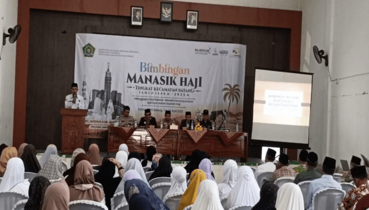 Kemenag Batang Gelar Manasik Haji untuk 727 Calon Jemaah Sebelum Keberangkatan ke Makkah