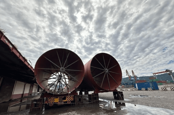 PT Semen Padang Kirim Shell Kiln Raksasa 138 Ton untuk Proyek Pabrik Tonasa IV