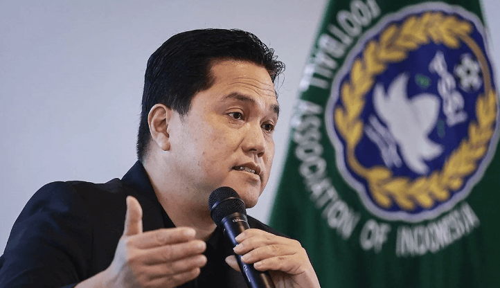 Erick Thohir Ajak Stakeholder Sepak Bola Ciptakan Sejarah Baru di Usia 95 Tahun PSSI