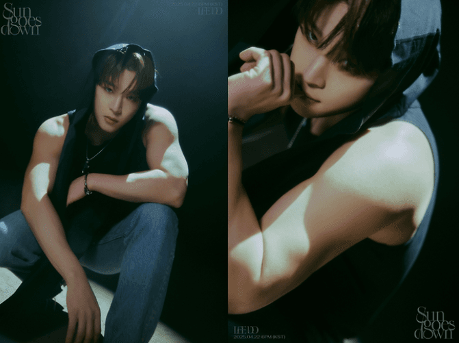 Leedo Pamerkan Keseksian Terkendali di Foto Konsep Single Solo "Sun Goes Down"