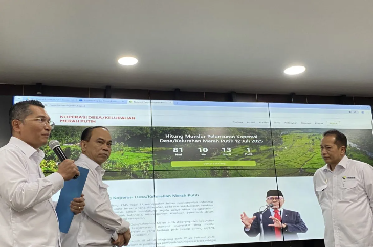 Pemerintah Luncurkan Situs Resmi untuk Pendaftaran Koperasi Desa Merah Putih