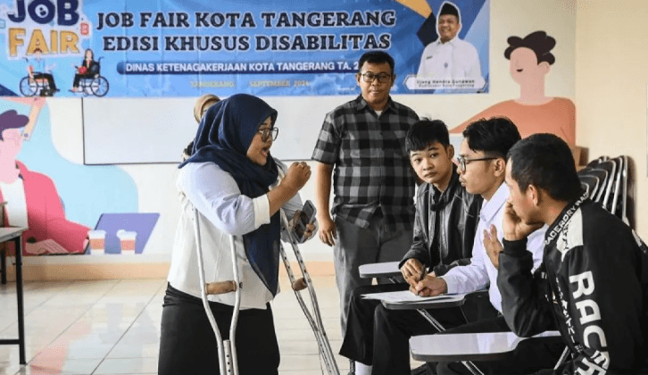 Ribuan Lowongan Dibuka di Job Fair Kota Tangerang, 122 Diantaranya untuk Disabilitas