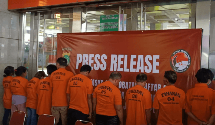 Sindikat Obat Terlarang Dibongkar di Tanah Abang, 10 Orang Ditangkap Termasuk Anak di Bawah Umur