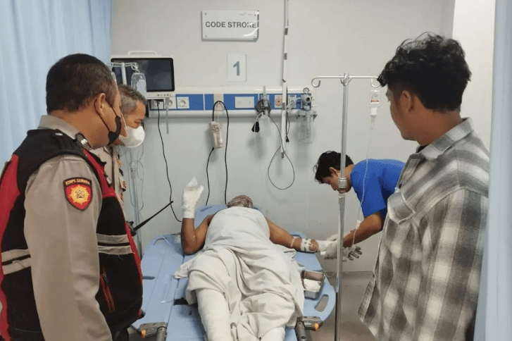 Tukang Tambal Ban di Kelapa Gading Terbakar Akibat Api Menyambar Cairan Bahan Bakar