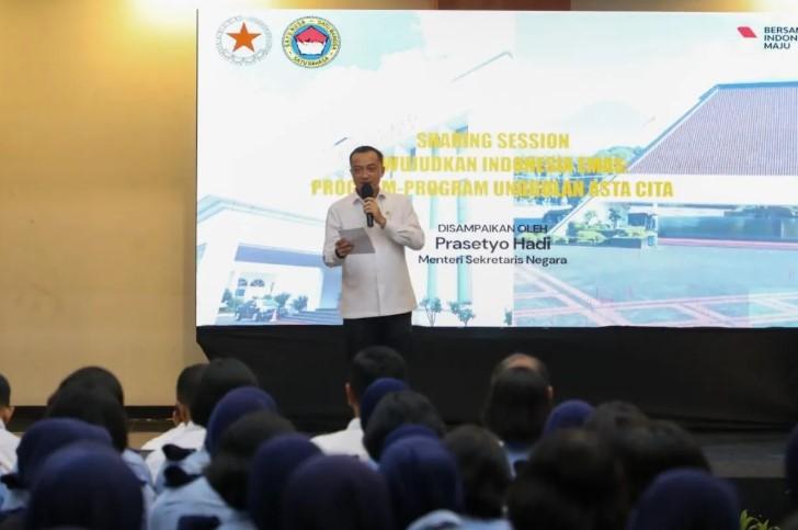 Menteri Sekretaris Negara Beri Pembekalan untuk Taruna Nusantara