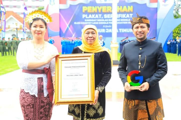 Jawa Timur Dinobatkan sebagai Daerah Pelopor Transformasi Digital Pendidikan oleh Google for Education