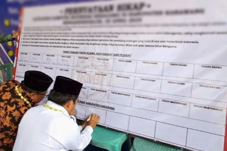 Kemenag Karawang Luncurkan Kampung Moderasi Beragama untuk Perkuat Toleransi Antarumat