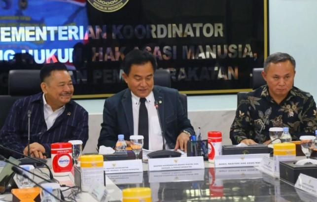 Yusril Tekankan Koordinasi Lintas Kementerian untuk Cegah Tumpang Tindih Penanganan HAM