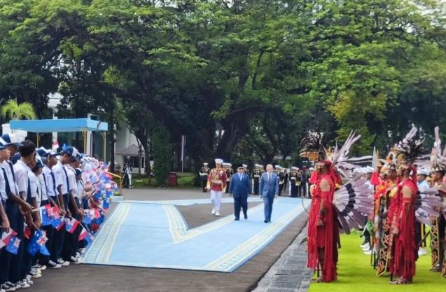 Presiden Prabowo Terima Kunjungan Resmi PM Albanese di Istana Merdeka, Bahas Kerja Sama Strategis