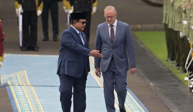 Presiden Prabowo Terima Kunjungan Kenegaraan PM Albanese di Istana Merdeka, Pererat Hubungan Strategis RI–Australia