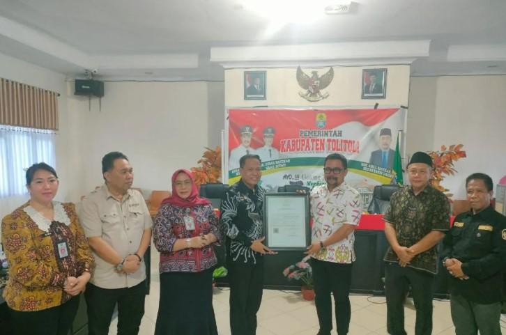 Lelegesan Toli-Toli Ditetapkan sebagai Kekayaan Intelektual Komunal oleh Kemenkumham Sulteng